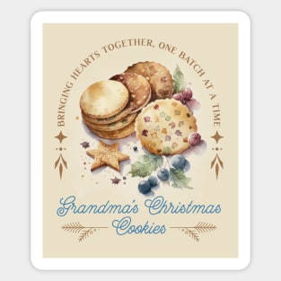 Grandma’s Christmas Cookies Family Baking With Love Sticker